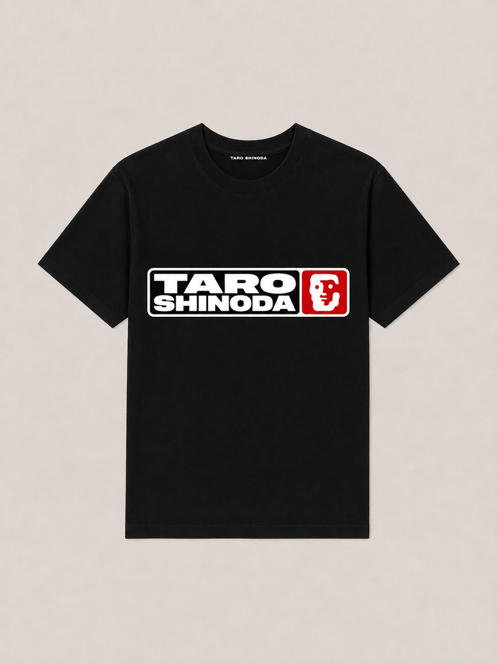 Night Signal Red Heavyweight Graphic T-Shirt by TARO SHINODA