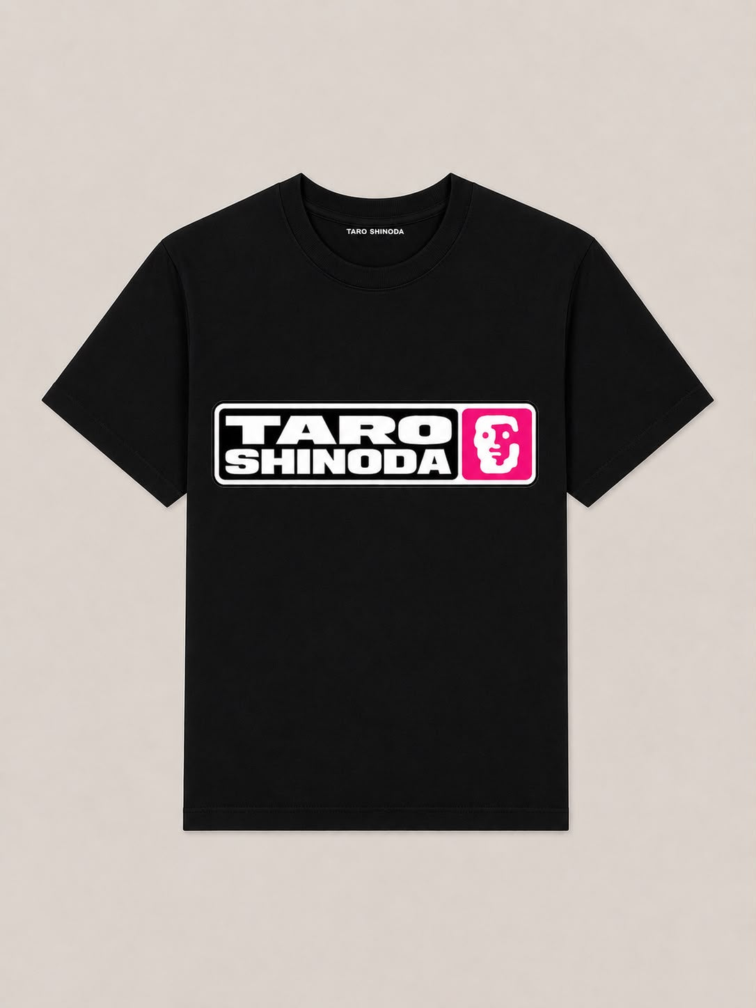 Night Signal Pink Heavyweight Graphic T-Shirt by TARO SHINODA