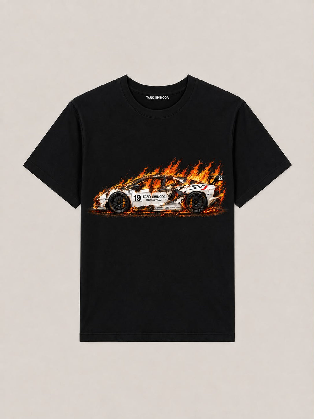 Midnight Velocity Heavyweight Graphic T-Shirt by TARO SHINODA