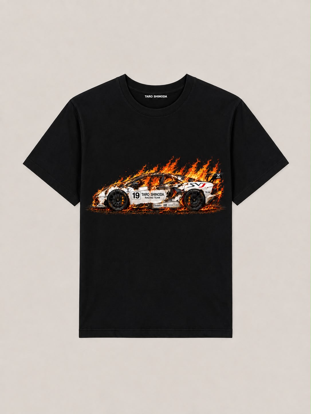 Midnight Velocity Heavyweight Graphic T-Shirt by TARO SHINODA