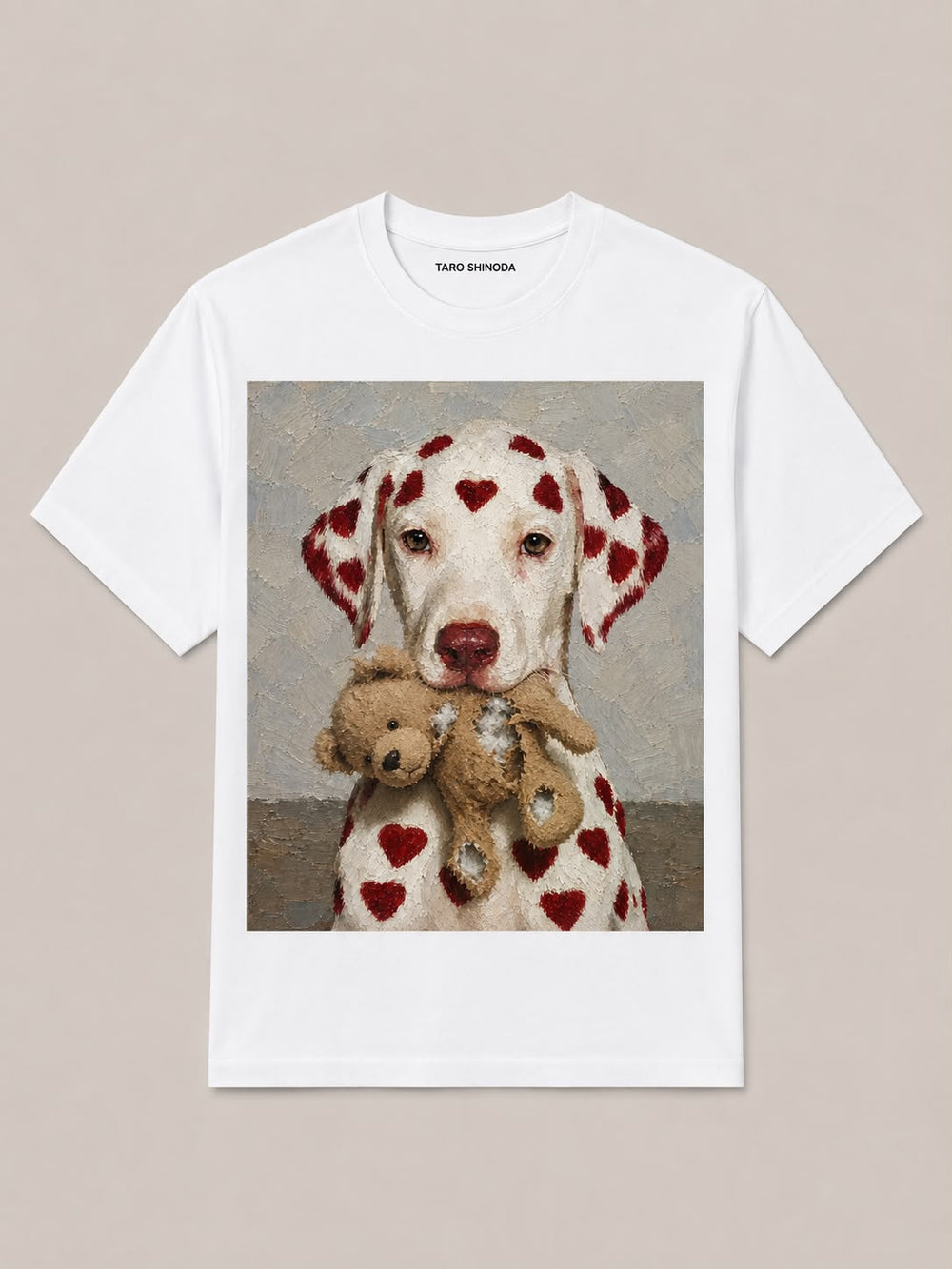 Broken Heart Study Heavyweight Graphic T-Shirt by TARO SHINODA