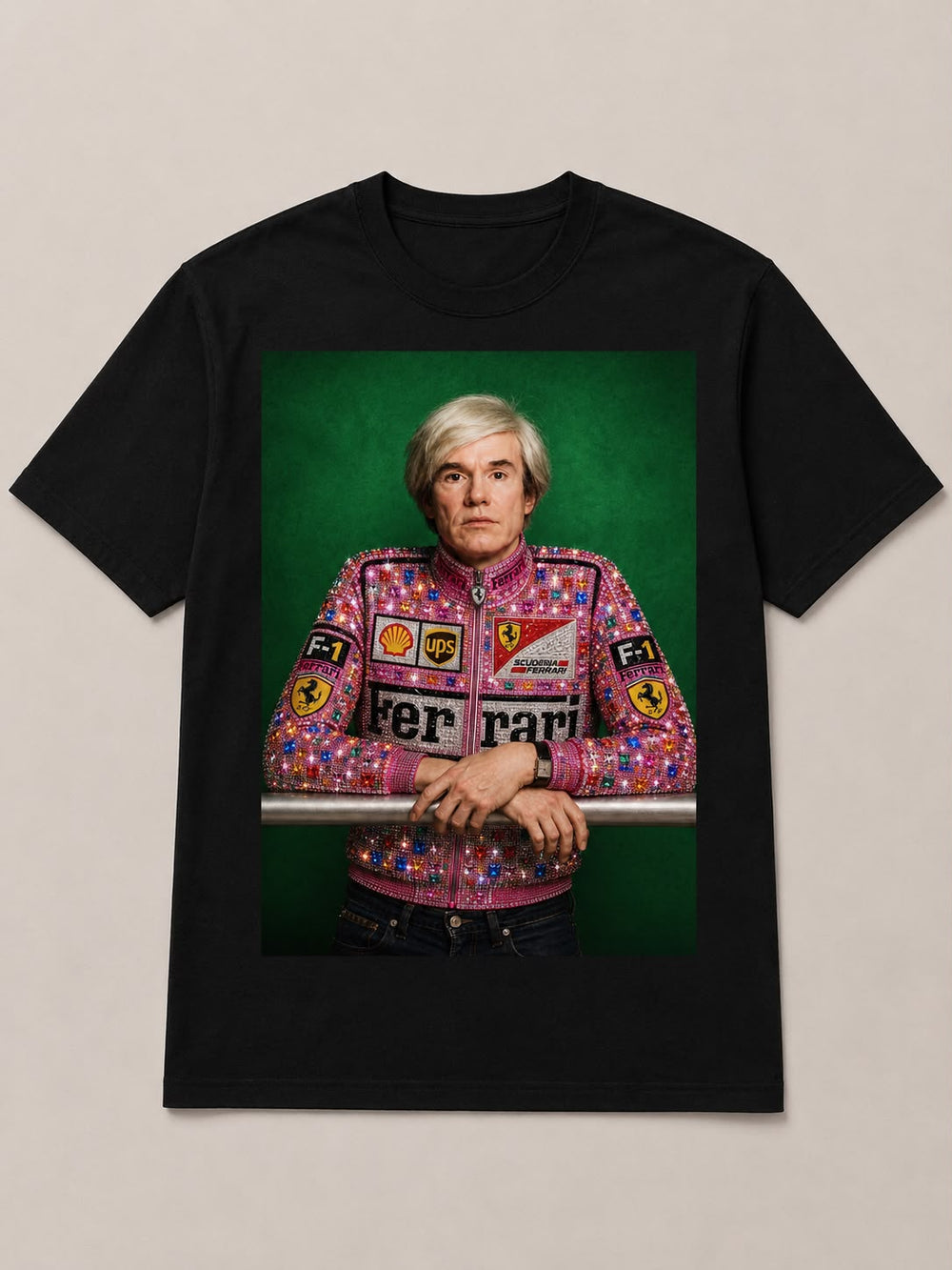 Green Screen Muse Heavyweight Graphic T-Shirt by TARO SHINODA