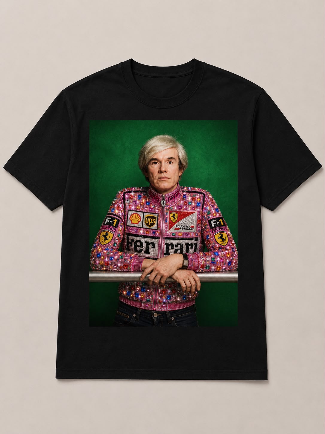 Green Screen Muse Heavyweight Graphic T-Shirt by TARO SHINODA