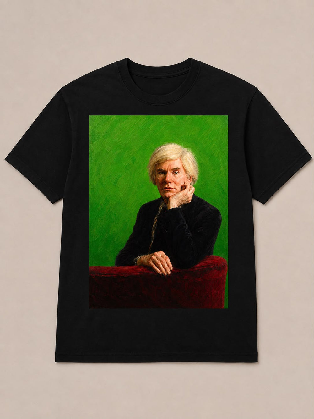 Green Screen Muse II Heavyweight Graphic T-Shirt by TARO SHINODA