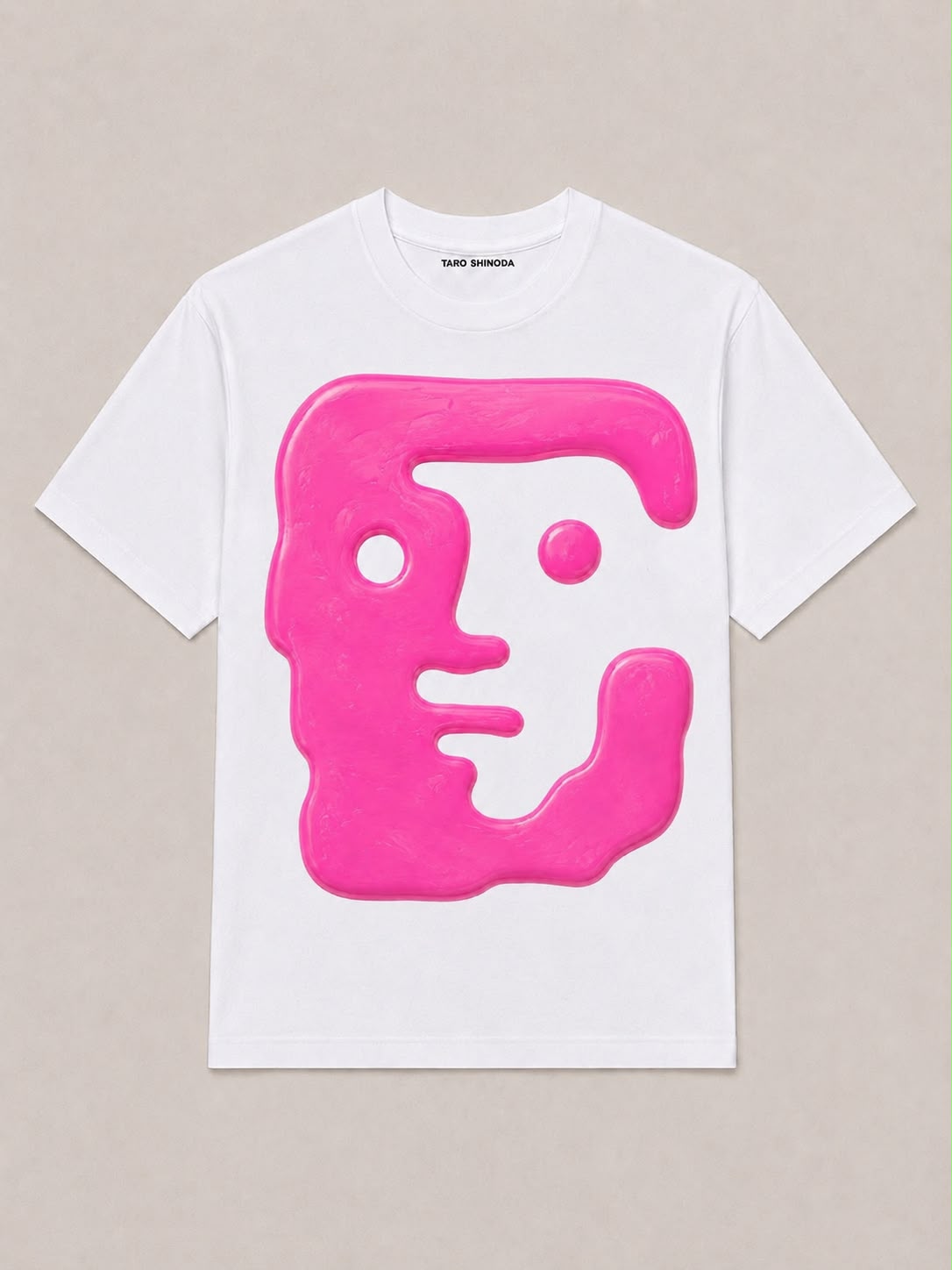Pink Pop Totem Heavyweight Graphic T-Shirt by TARO SHINODA