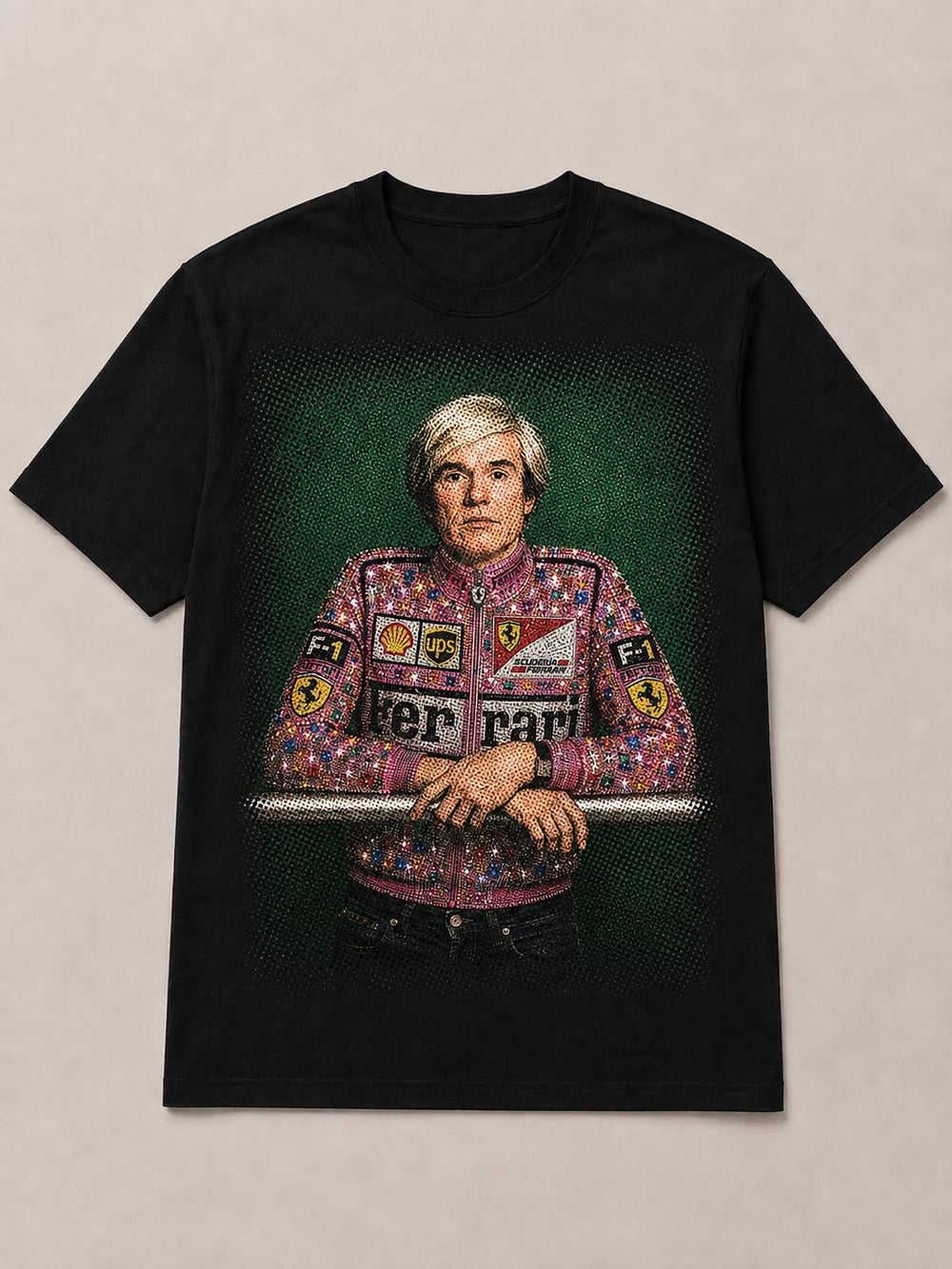 Green Screen Muse III Heavyweight Graphic T-Shirt by TARO SHINODA