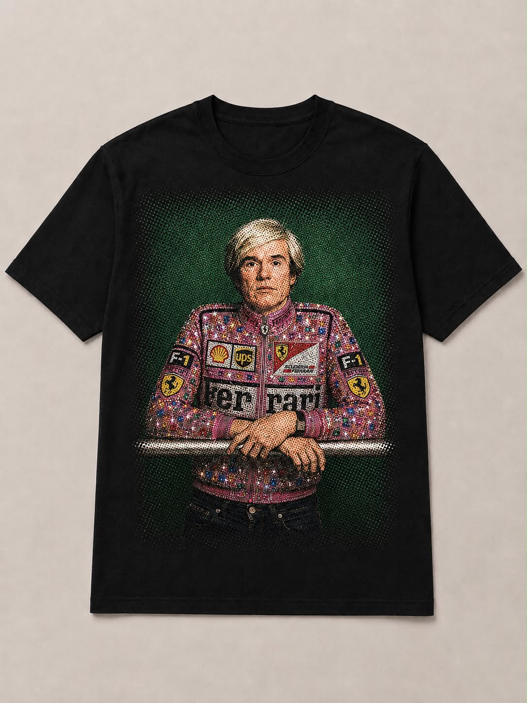 Green Screen Muse III Heavyweight Graphic T-Shirt by TARO SHINODA