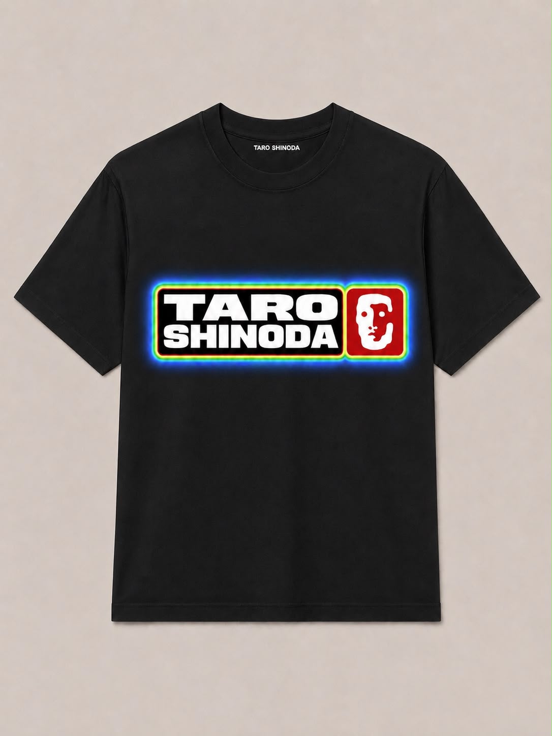 Signal Block Night Heavyweight Graphic T-Shirt by TARO SHINODA