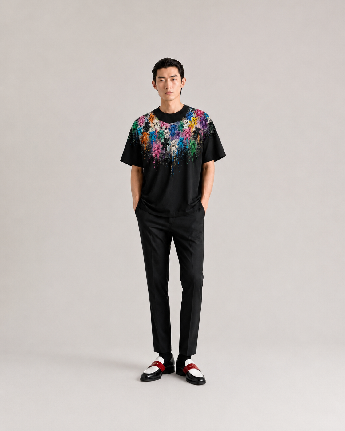 Portrait Code Heavyweight Graphic T-Shirt by TARO SHINODA