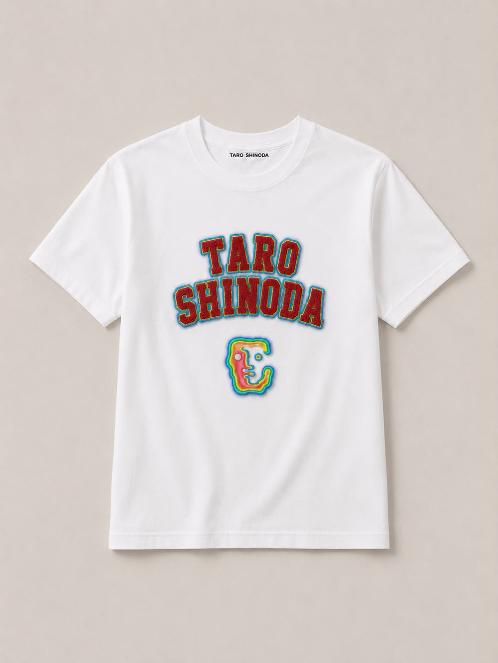 Monochrome Totem I Heavyweight Graphic T-Shirt by TARO SHINODA