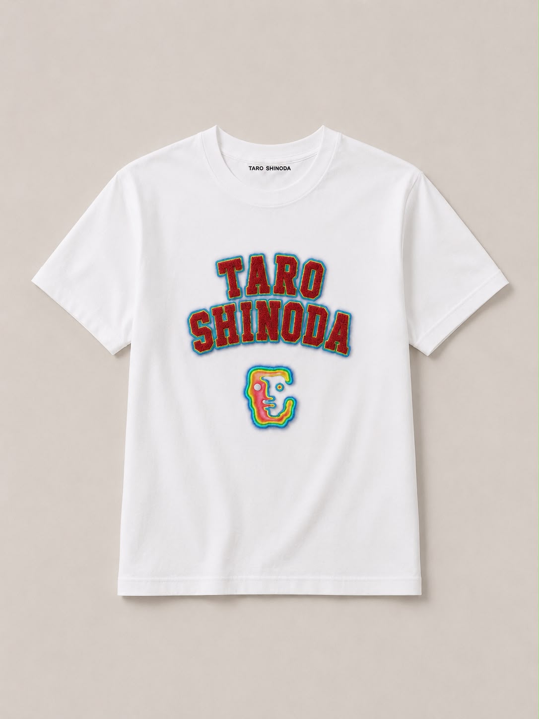 Monochrome Totem I Heavyweight Graphic T-Shirt by TARO SHINODA