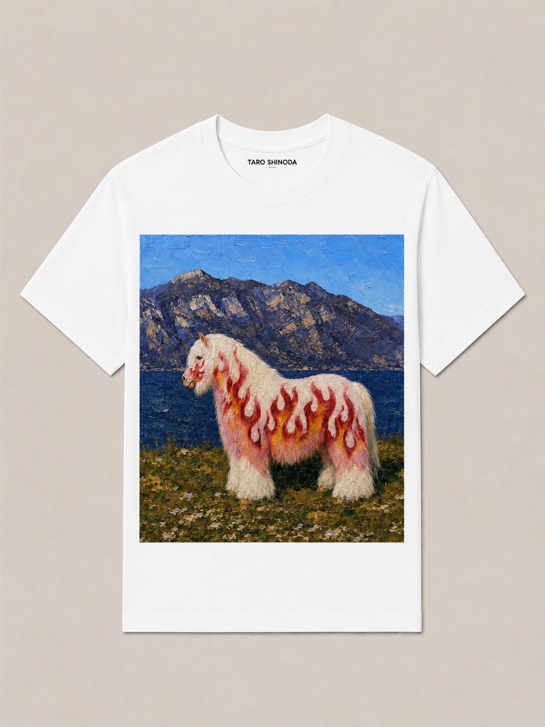 Horse Totem Heavyweight Graphic T-Shirt by TARO SHINODA