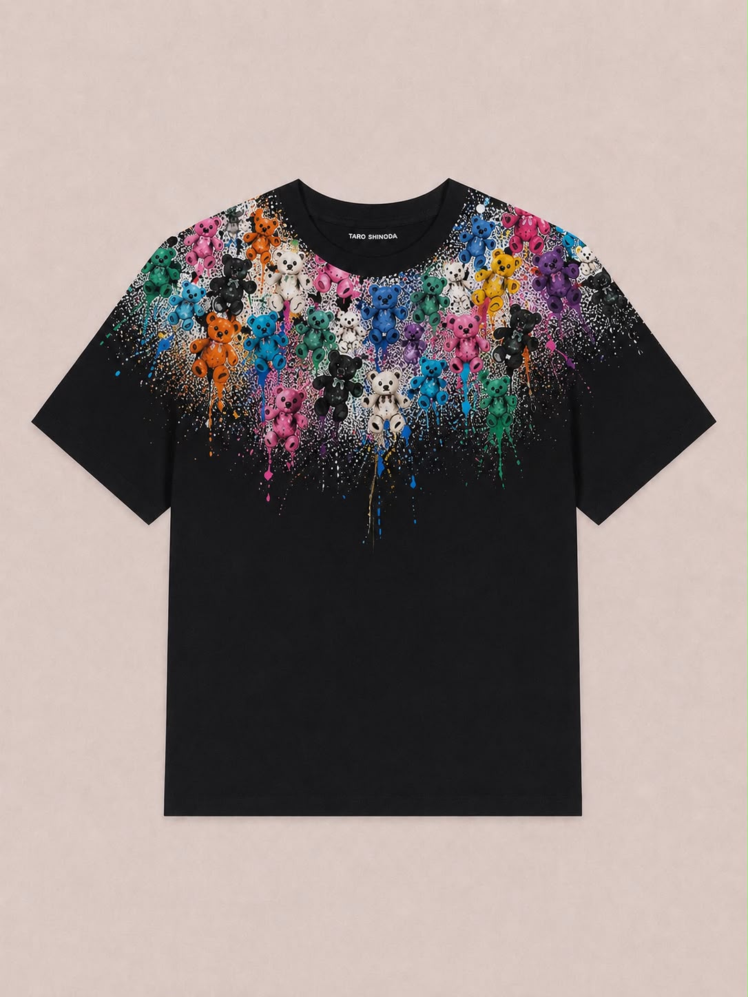 Portrait Code Heavyweight Graphic T-Shirt by TARO SHINODA