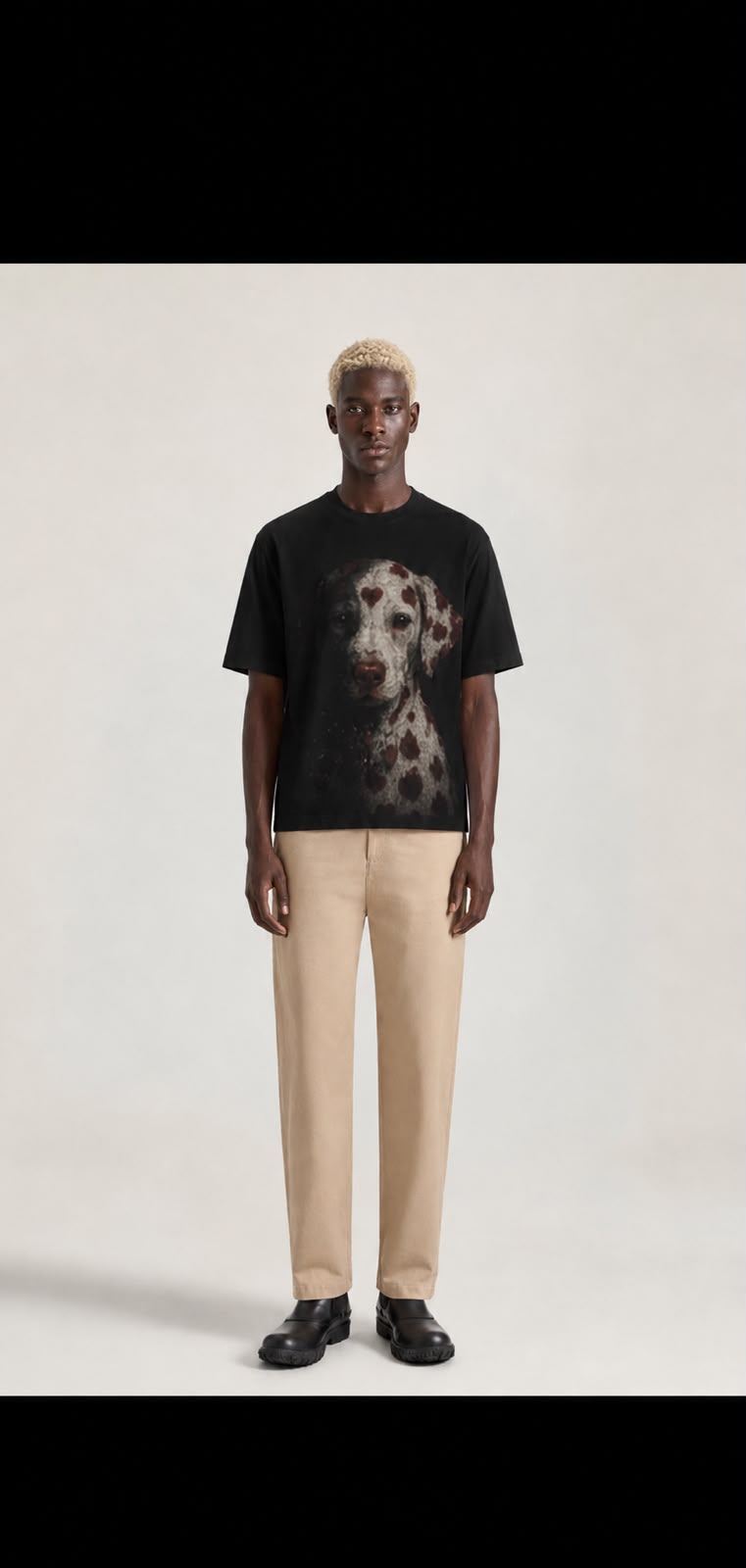 Night Dog Heavyweight Graphic T-Shirt by TARO SHINODA