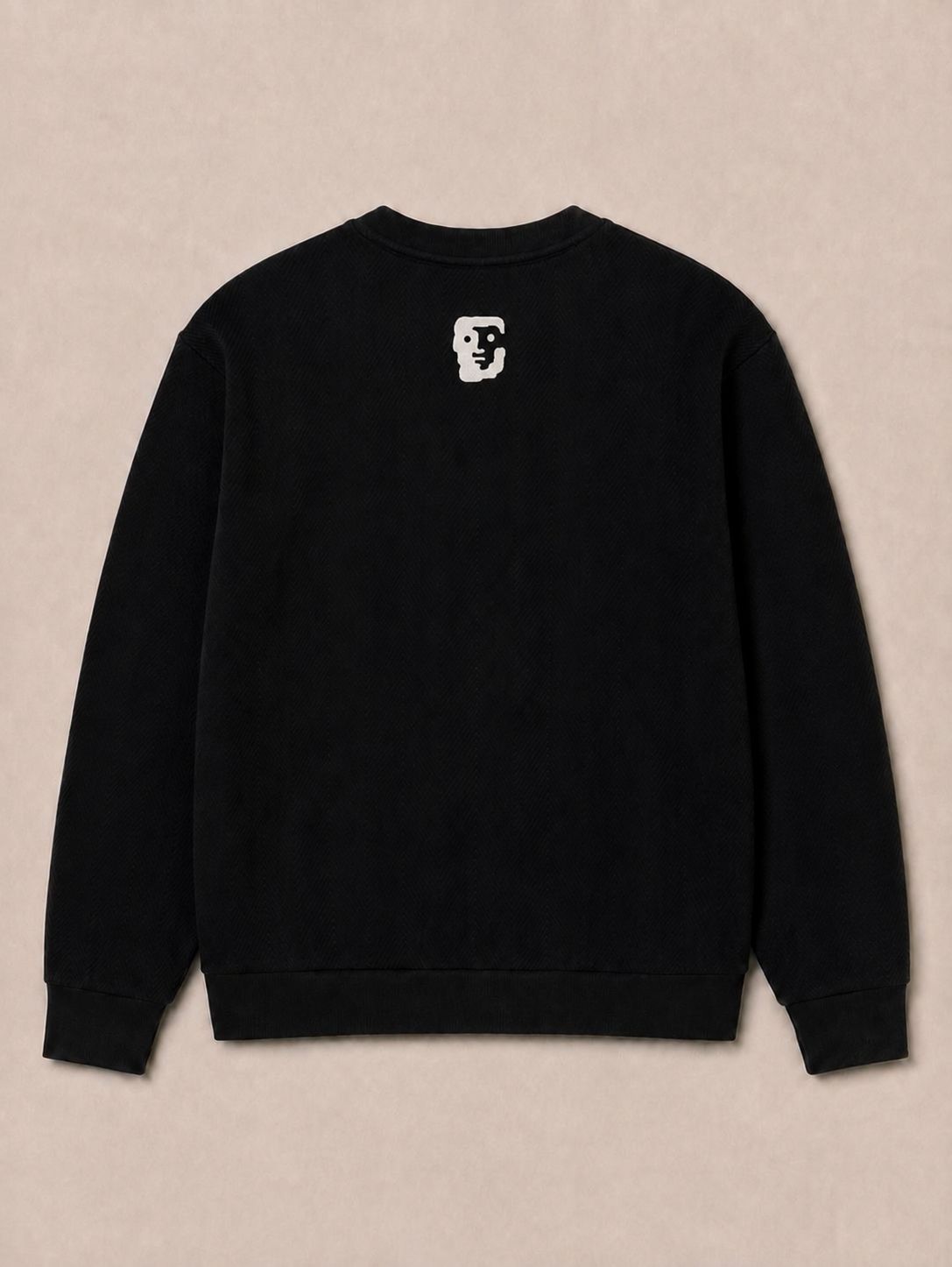 TARO SHINODA Heartbound Companion Black Dog Graphic Sweatshirt
