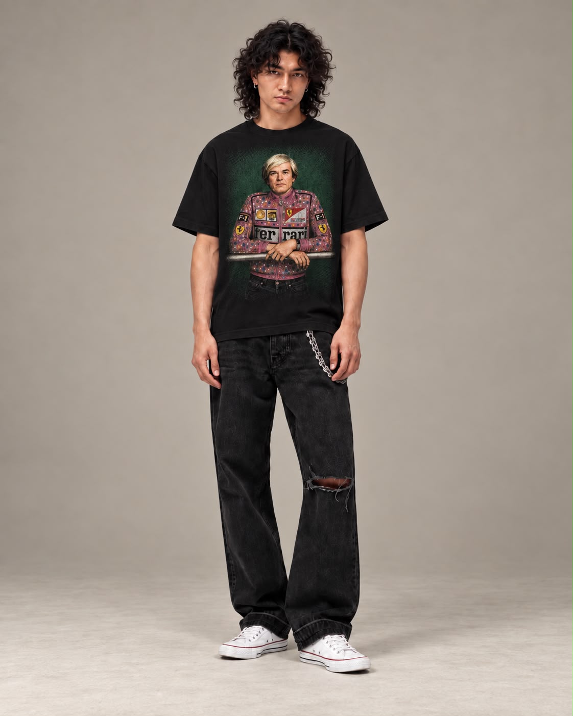 Green Screen Muse Heavyweight Graphic T-Shirt by TARO SHINODA